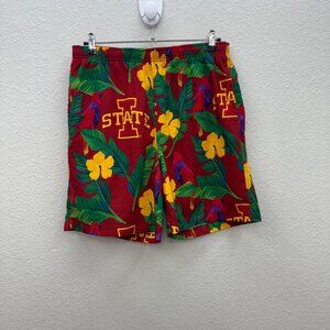 Genuine Merchandise Iowa State Mesh Lined Stretch Swim Trunks Shorts Mens Medium